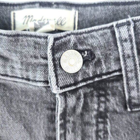 Madewell The Perfect Vintage Jean Raw Distressed Hem HIgh Rise Denim Jeans - Picture 5 of 11